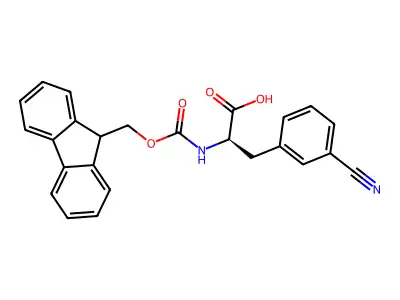 Fmoc-D-3-Cyanophenylalanine structure