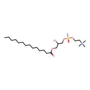Myristoyllysophosphatidylcholine structure