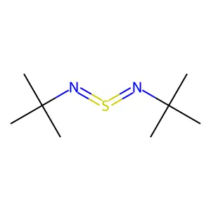 Sulfur diimide, bis(1,1-dimethylethyl)- structure