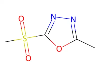 2-Methyl-5-(methylsulfonyl)-1,3,4-oxadiazole structure