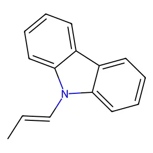 cis-9-Propenylcarbazole structure