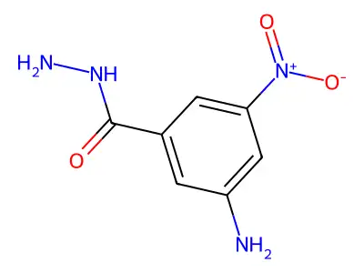 3-Amino-5-nitrobenzohydrazide structure