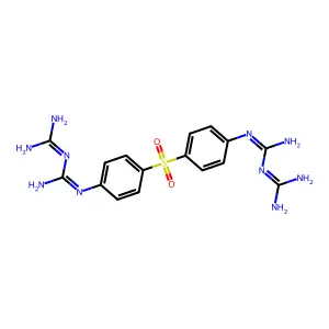 Biguanide, 1,1'-(sulfonyldi-p-phenylene)bis- structure