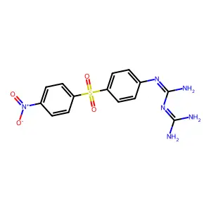 Biguanide, 1-(p-((p-nitrophenyl)sulfonyl)phenyl)- structure