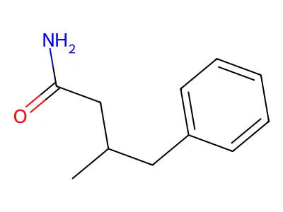 3-Methyl-4-phenylbutanamide structure