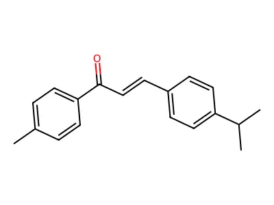4-Isopropyl-4'-methylchalcone structure