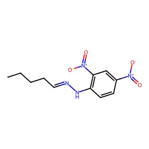 n-Valeraldehyde 2,4-dinitrophenylhydrazone structure
