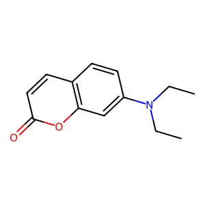 7-Diethylaminocoumarin structure