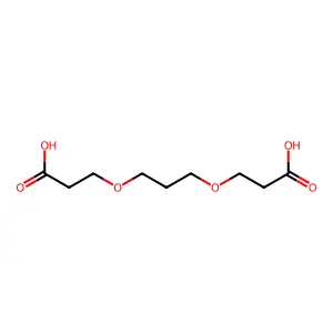 3-[3-(2-Carboxyethoxy)propoxy]propanoic acid structure