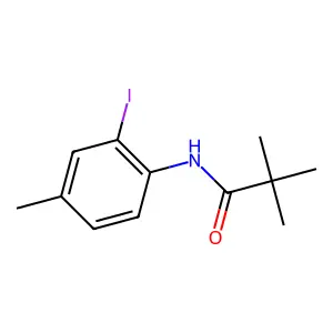 N-(2-Iodo-4-methylphenyl)pivalamide structure