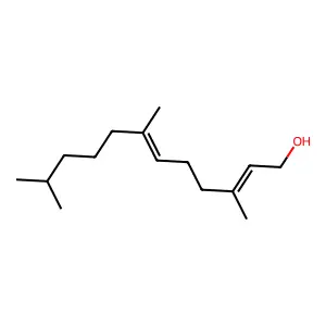 3,7,11-Trimethyldodeca-2,6-dien-1-OL structure