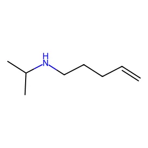 Isopropylpent-4-enylamine structure