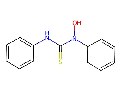 N-Hydroxy-N,N'-diphenylthiourea structure