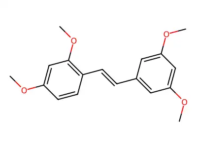 2,3',4,5'-Tetramethoxystilbene structure