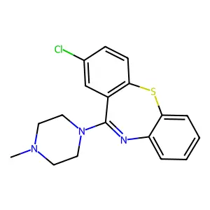 Clotiapine structure