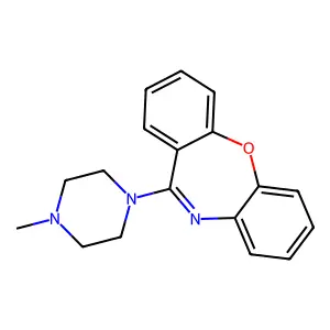 Dibenz(b,f)(1,4)oxazepine, 11-(4-methyl-1-piperazinyl)- structure