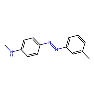 3-Methyl-4'-(methylamino)azobenzene structure