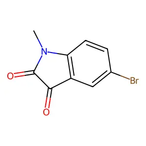 5-Bromo-1-methylisatin structure