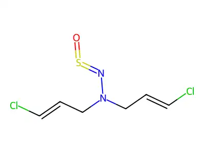 (E)-3-chloro-N-[(E)-3-chloroprop-2-enyl]-N-(sulfinylamino)prop-2-en-1-amine structure