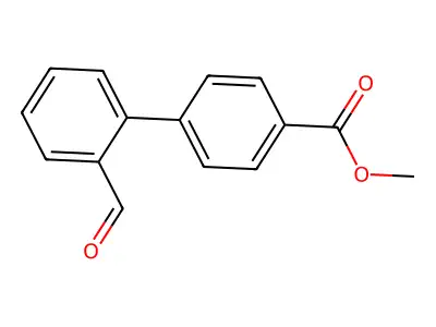 Methyl 2'-formyl[1,1'-biphenyl]-4-carboxylate structure