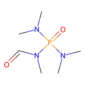 Formamide, N-(bis(dimethylamino)phosphinyl)-N-methyl- structure