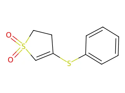 3-Phenylthio-4,5-dihydrothiophene-1,1-dione structure