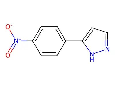 3-(4-Nitrophenyl)-1H-pyrazole structure