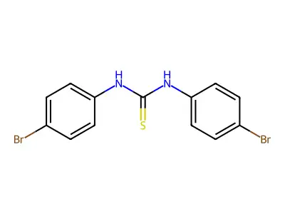 1,3-Bis(4-bromophenyl)-2-thiourea structure