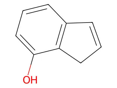 7-Hydroxyindene structure