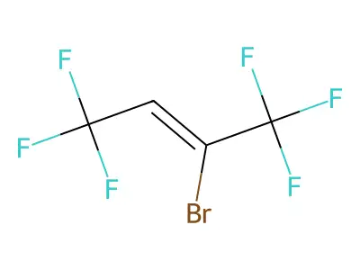 2-Bromo-1,1,1,4,4,4-hexafluoro-2-butene structure