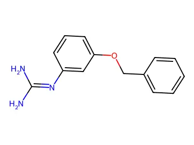 N-(3-Benzyloxy-phenyl)guanidine structure