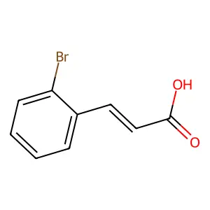 2-溴肉桂酸 structure