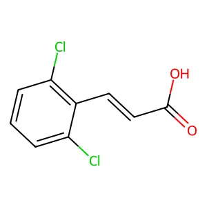 (Z)-3-(2,6-dichlorophenyl)propenoic acid structure