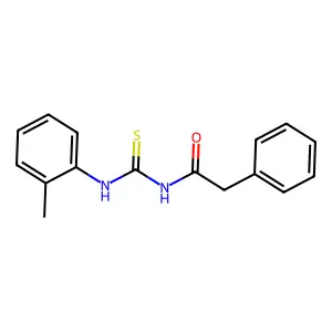 N-[(2-methylphenyl)carbamothioyl]-2-phenylacetamide structure