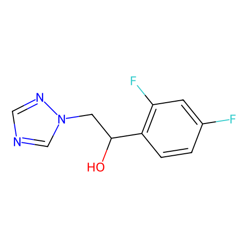 alpha-(2,4-Difluorophenyl)-1H-1,2,4-triazole-1-ethanol structure
