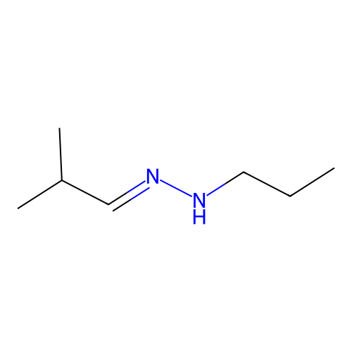 N-(2-methylpropylideneamino)propan-1-amine structure