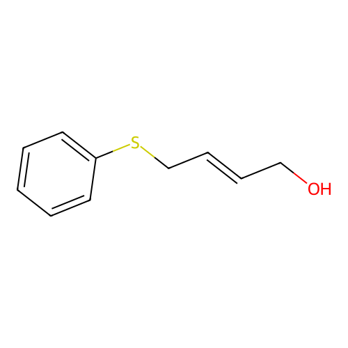 (2E)-4-(Phenylsulfanyl)but-2-en-1-ol structure