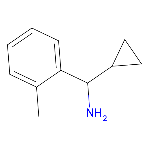 Cyclopropyl(2-methylphenyl)methanamine structure