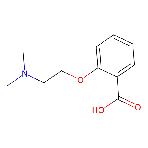 2-(2-Dimethylamino-ethoxy)-benzoic acid structure