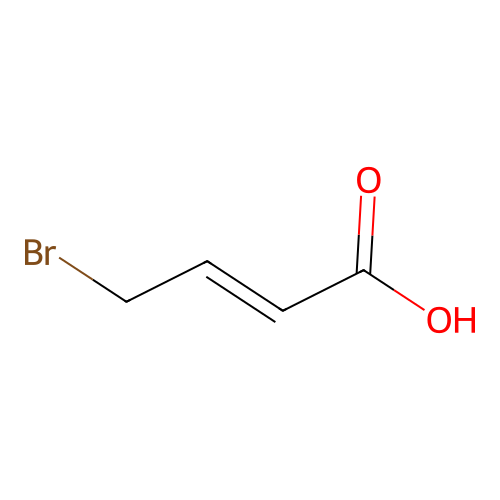 4-溴巴豆酸 structure