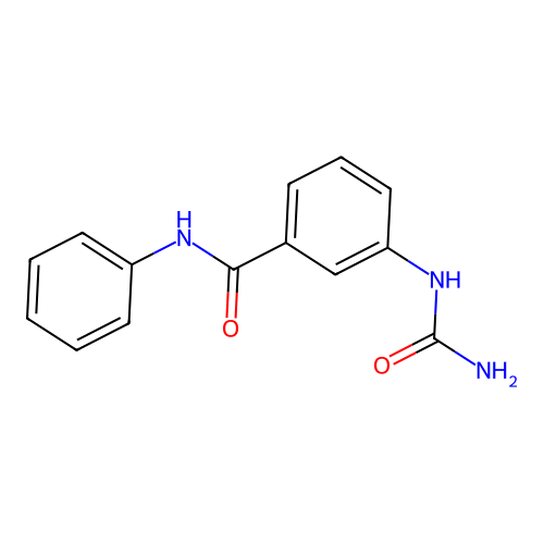 3-(carbamoylamino)-N-phenylbenzamide structure