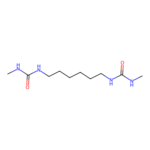 1-Methyl-3-[6-(methylcarbamoylamino)hexyl]urea structure