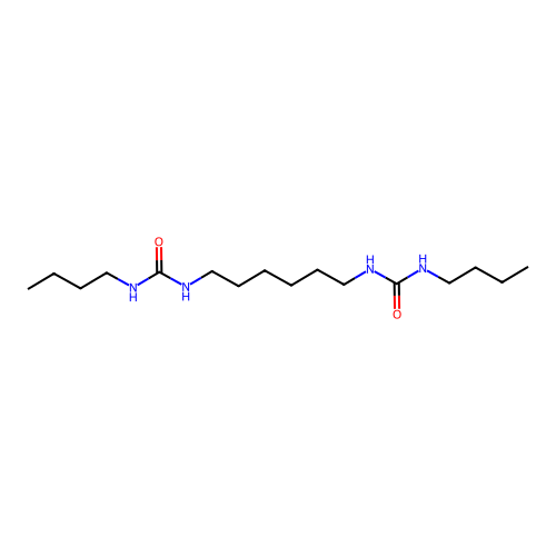 1,1'-Hexamethylenebis(3-butylurea) structure