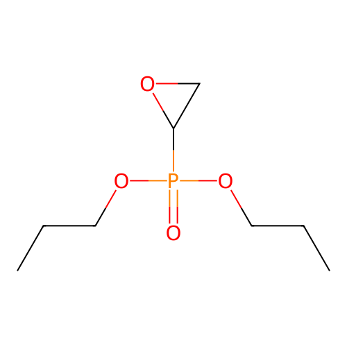 2-Dipropoxyphosphoryloxirane structure