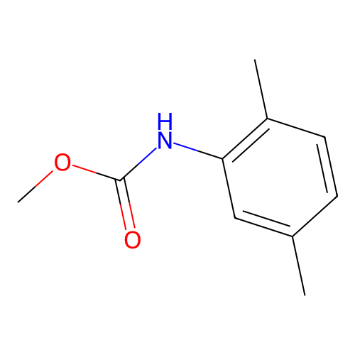 Methyl N-(2,5-xylyl)carbamate structure