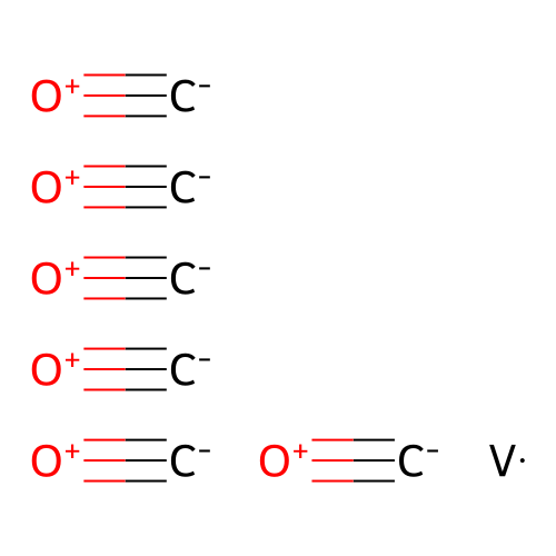六羰基钒 structure