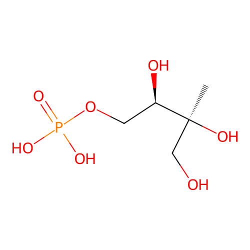 2-C-methyl-D-erythritol 4-phosphate structure