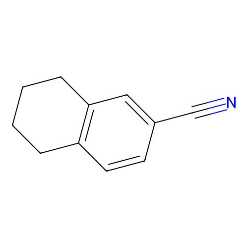6-Cyano-1,2,3,4-tetrahydronaphthalene structure