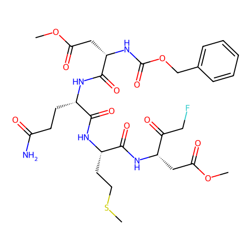 Z-D(OMe)QMD(OMe)-fmk structure