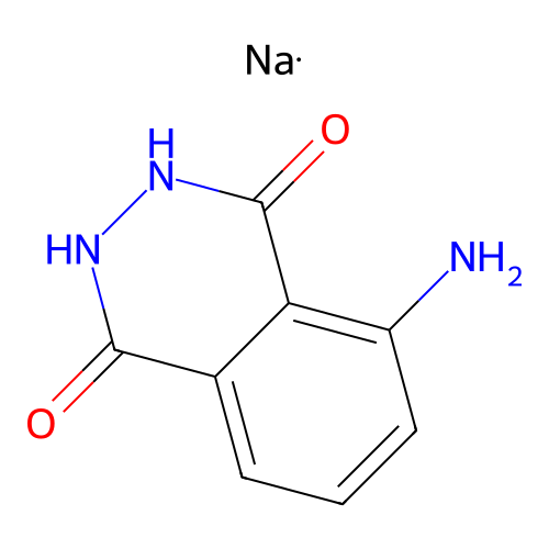 Luminol sodium salt structure